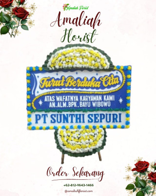 Papan Bunga Duka di Tempuran