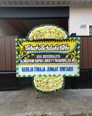 Papan Bunga Duka di Tempuran